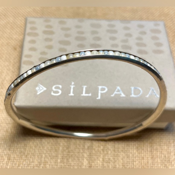 Silpada Flexible Mother-of-Pearl Bangle - Picture 4 of 9